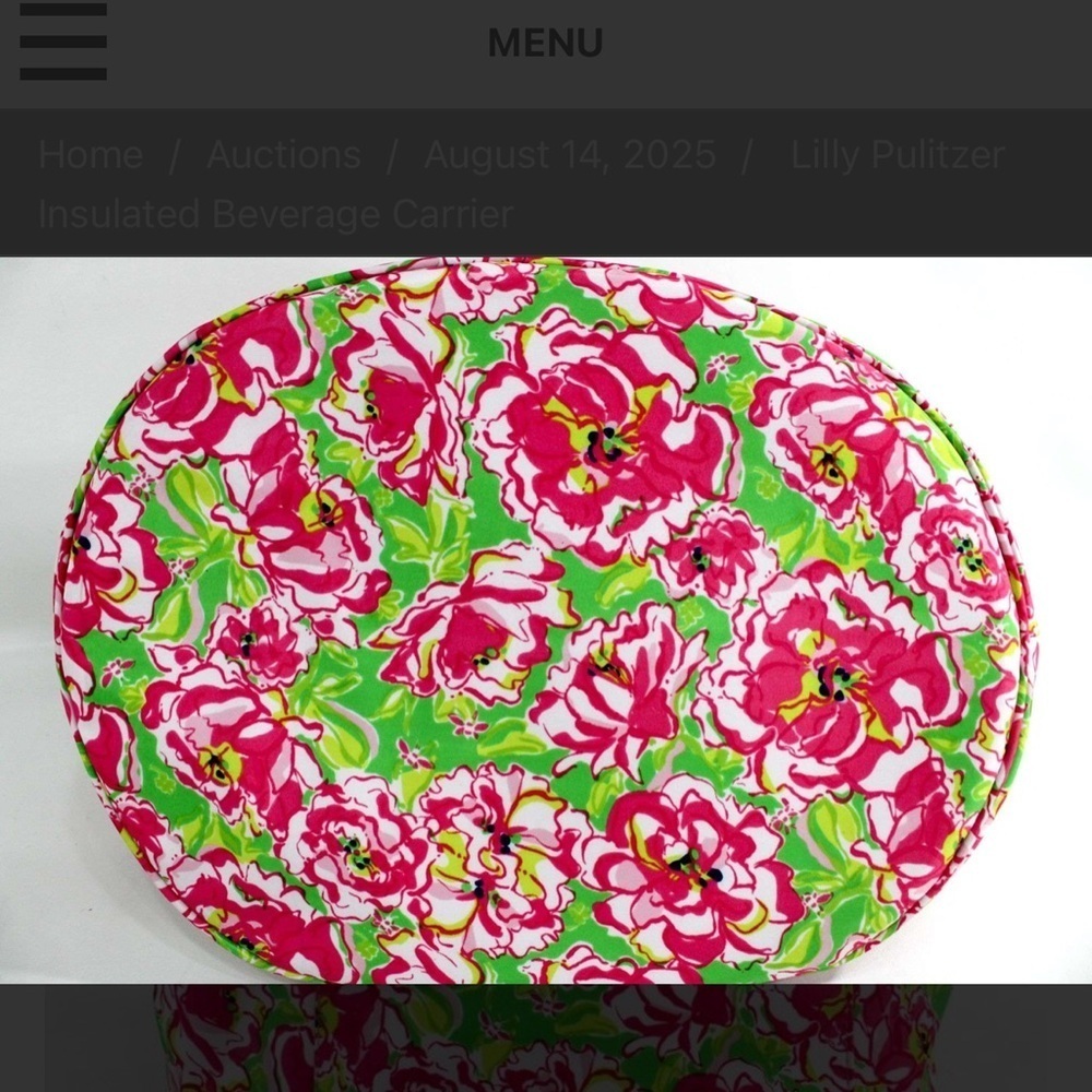 Lilly Pulitzer Insulated Beverage Carrier - Picture 7 of 8